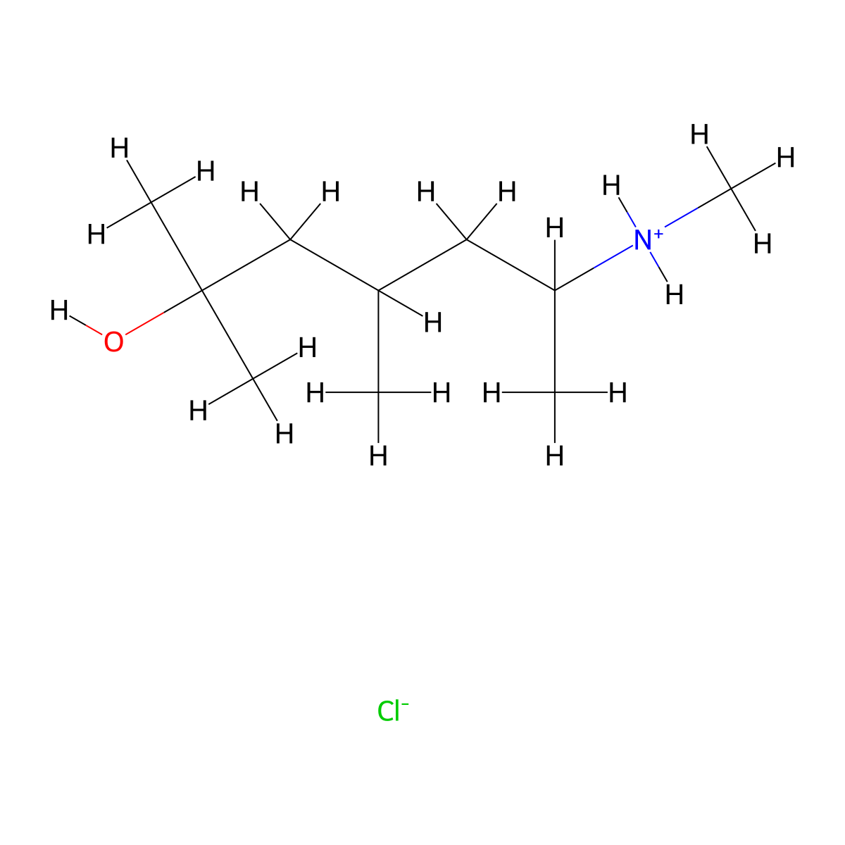 2-Heptanol, 2,4-dimethyl-6-methylamino-, hydrochloride molecular structure, CAS 63834-31-1