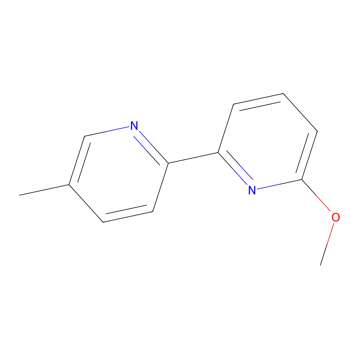 6'-Methoxy-5-methyl-2,2'-bipyridine molecular structure, CAS 638353-16-9