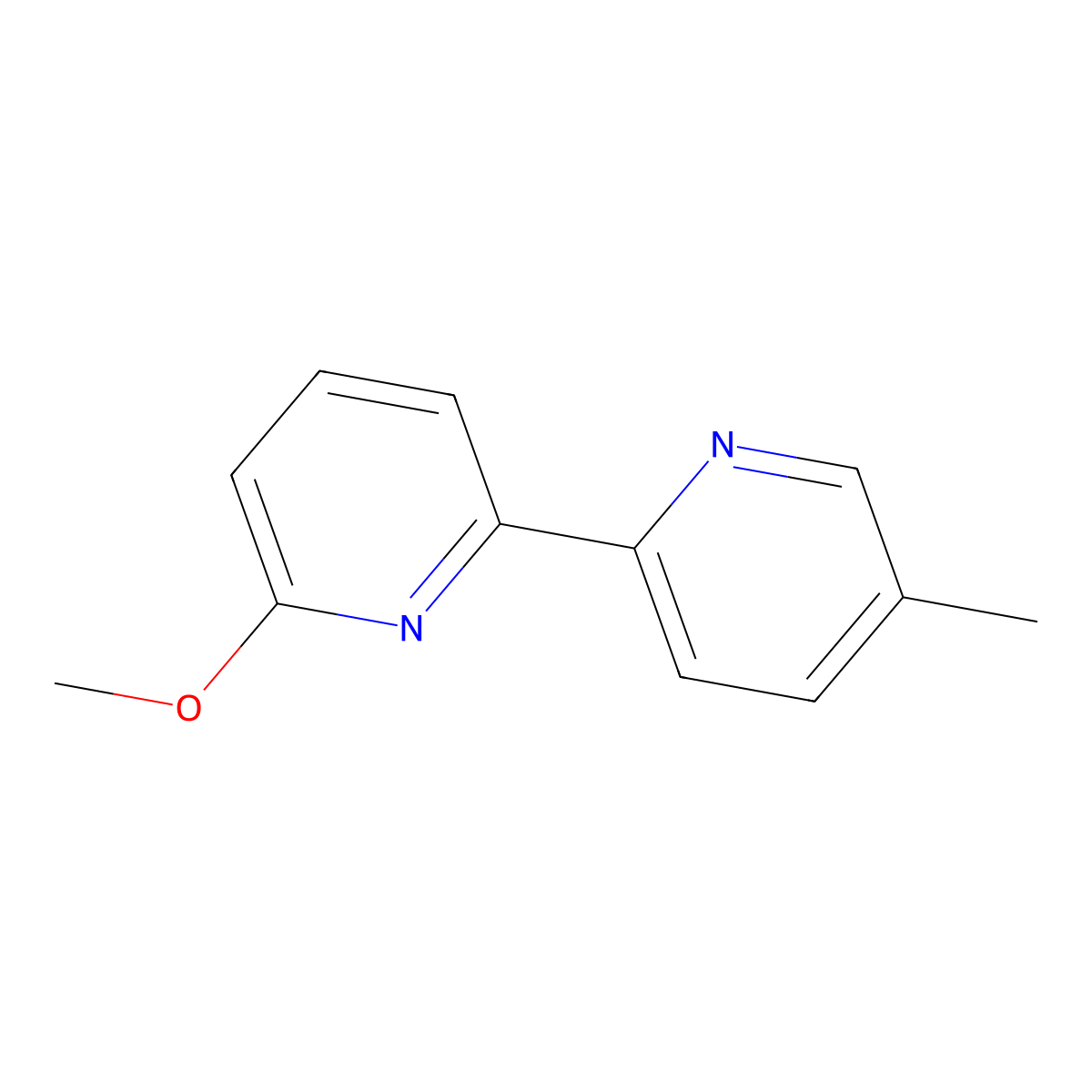 6'-Methoxy-5-methyl-2,2'-bipyridine molecular structure, CAS 638353-16-9