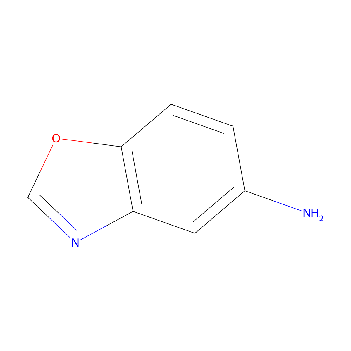 1,3-Benzoxazol-5-amine molecular structure, CAS 63837-12-7