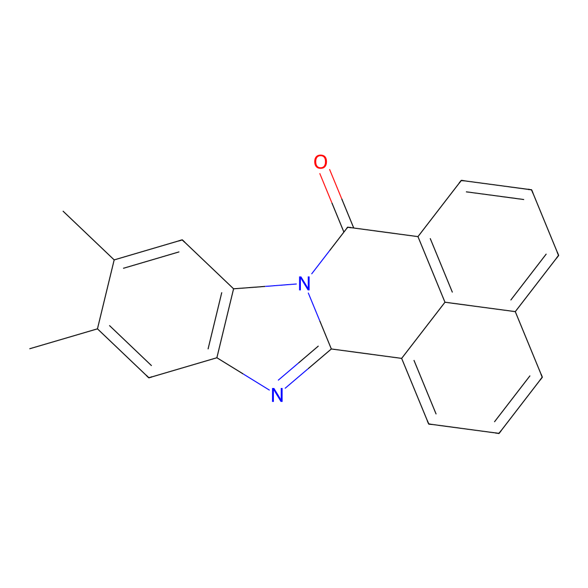 6,7-Dimethyl-3,10-diazapentacyclo[10.7.1.0^{2,10}.0^{4,9}.0^{16,20}]icosa-1(19),2,4(9),5,7,12,14,16(20),17-nonaen-11-one molecular structure, CAS 63873-46-1