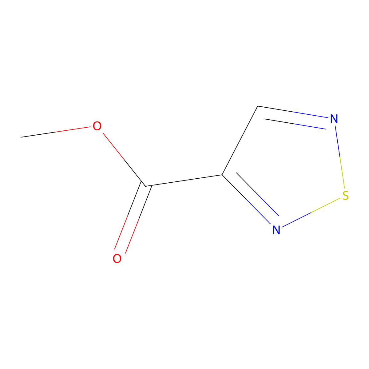 Methyl 1,2,5-thiadiazole-3-carboxylate molecular structure, CAS 63875-20-7
