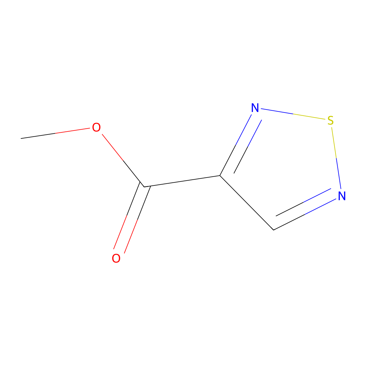 Methyl 1,2,5-thiadiazole-3-carboxylate molecular structure, CAS 63875-20-7