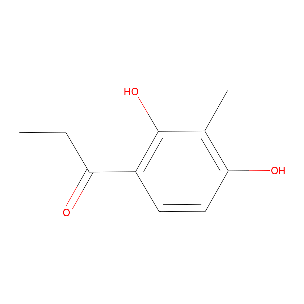 1-(2,4-Dihydroxy-3-methylphenyl)propan-1-one molecular structure, CAS 63876-46-0