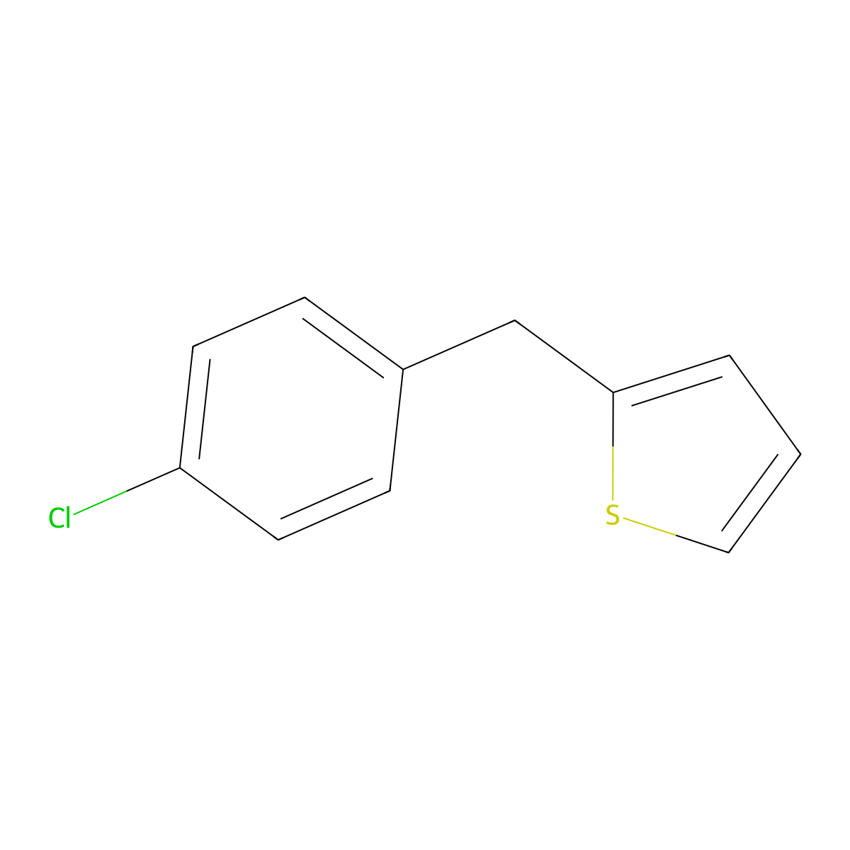 2-(4-Chlorobenzyl)thiophene molecular structure, CAS 63877-95-2