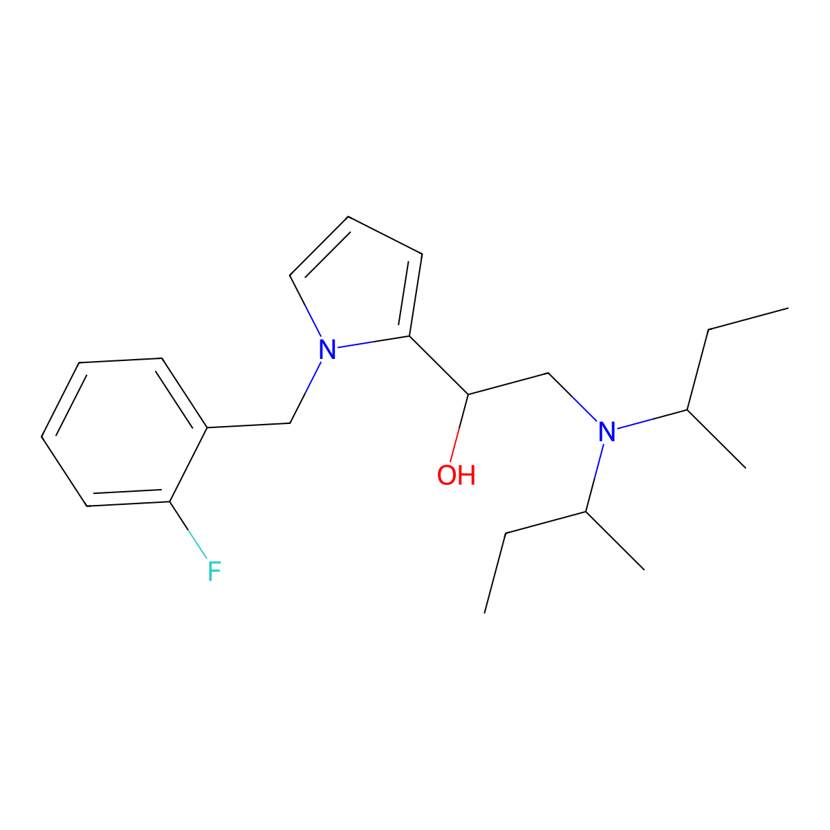 2F-Viminol molecular structure, CAS 63880-43-3