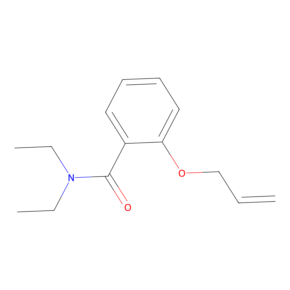 N,N-Diethyl-2-(2-propen-1-yloxy)benzamide molecular structure, CAS 63887-51-4