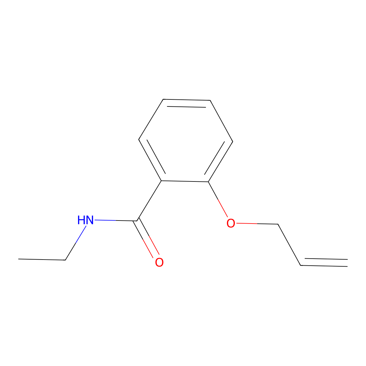 N-Ethyl-2-(2-propen-1-yloxy)benzamide molecular structure, CAS 63887-53-6