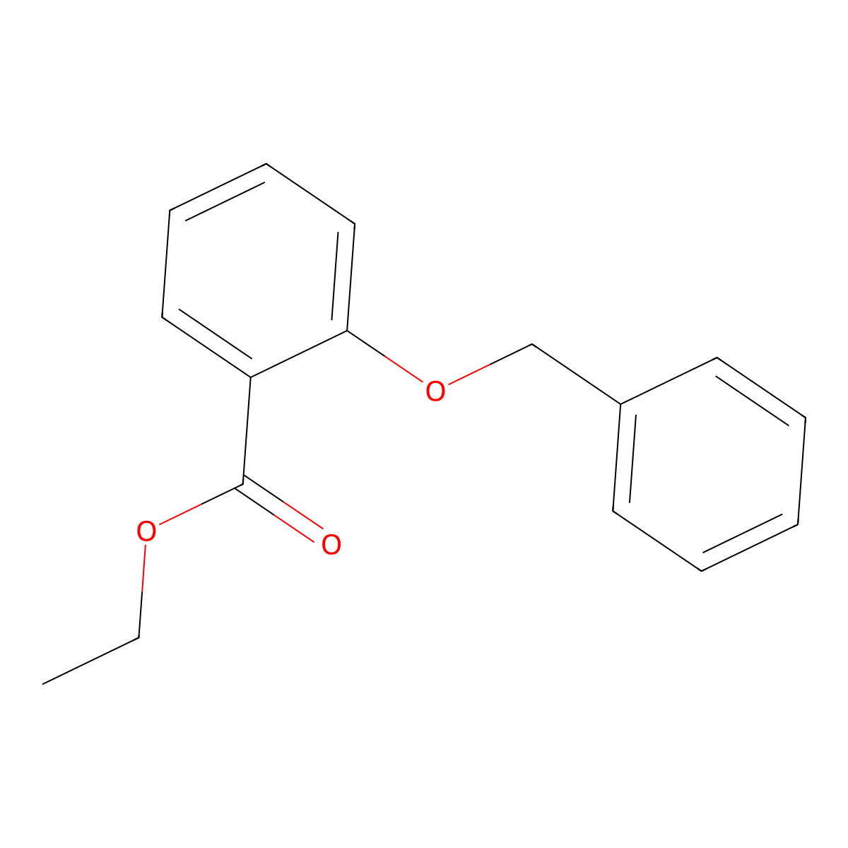 Ethyl 2-(benzyloxy)benzoate molecular structure, CAS 63888-93-7