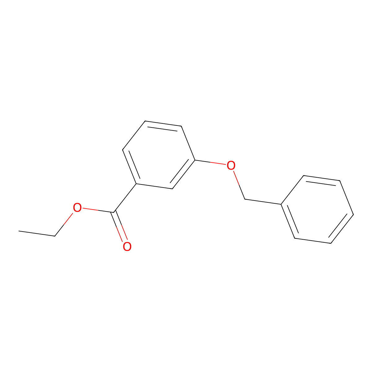 Ethyl 3-(benzyloxy)benzoate molecular structure, CAS 63888-94-8