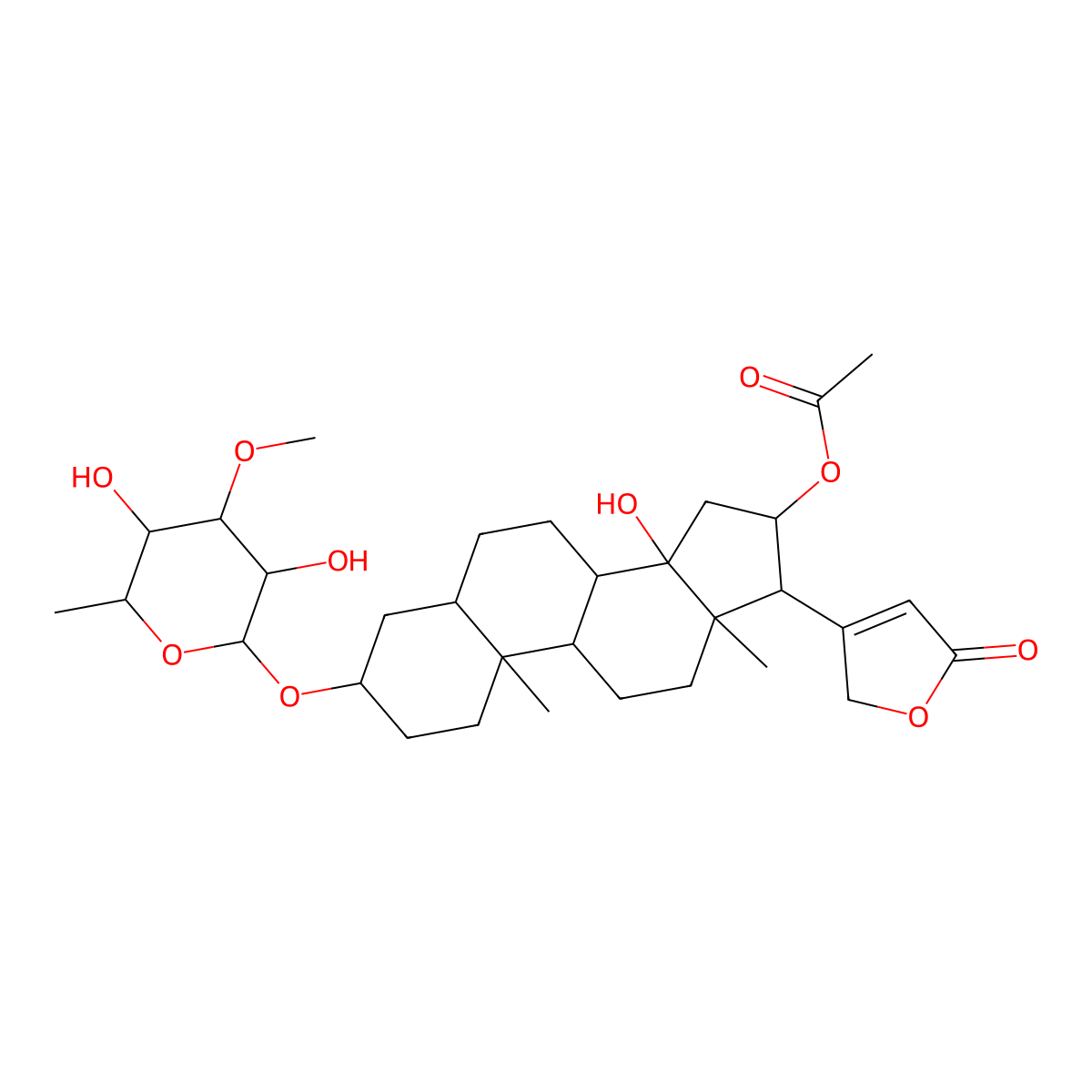 Acoschimperoside P molecular structure, CAS 639-01-0