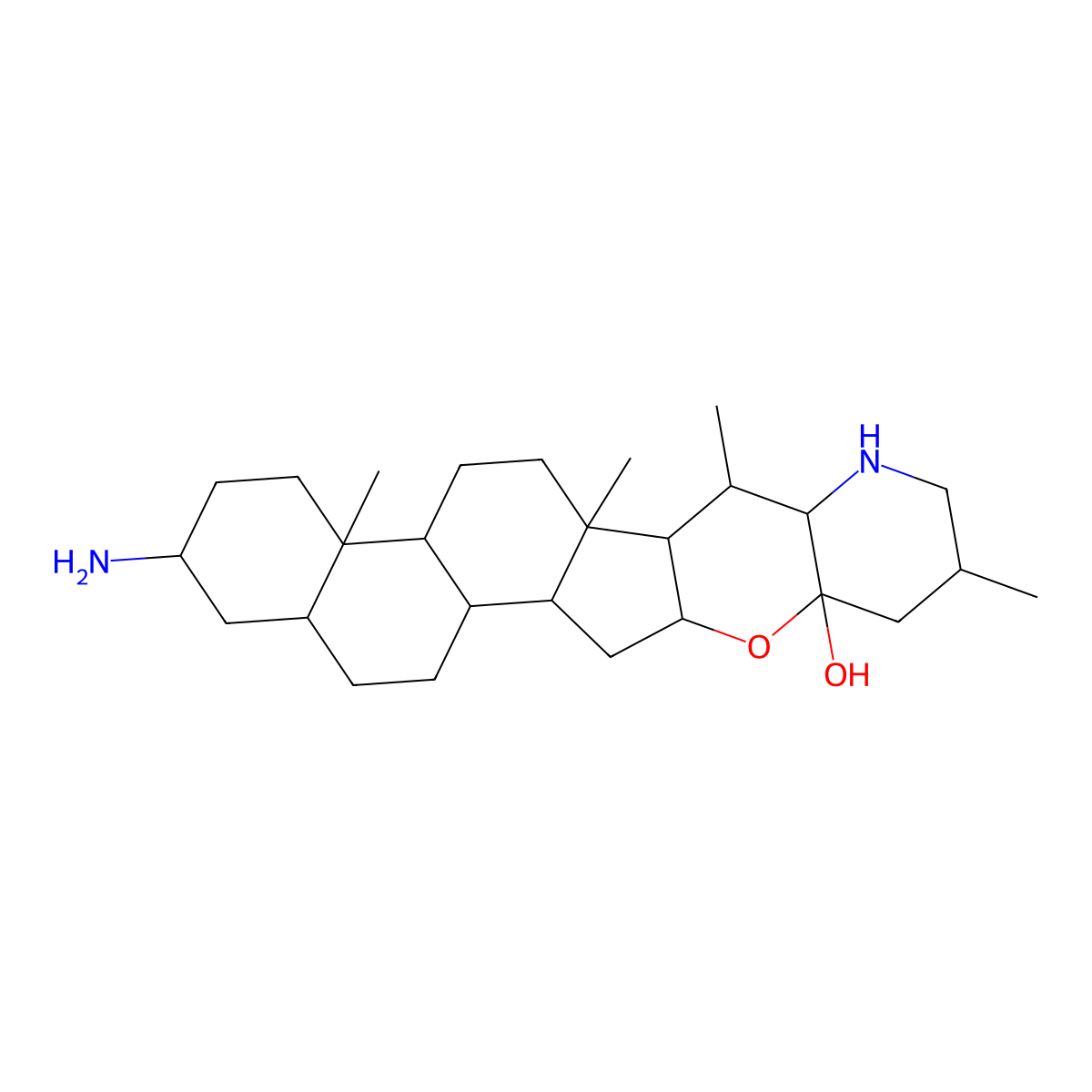 Solanocapsine molecular structure, CAS 639-86-1
