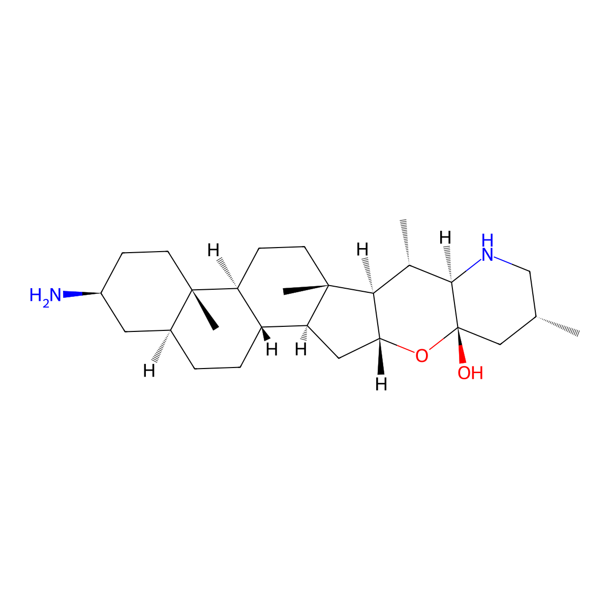 Solanocapsine molecular structure, CAS 639-86-1