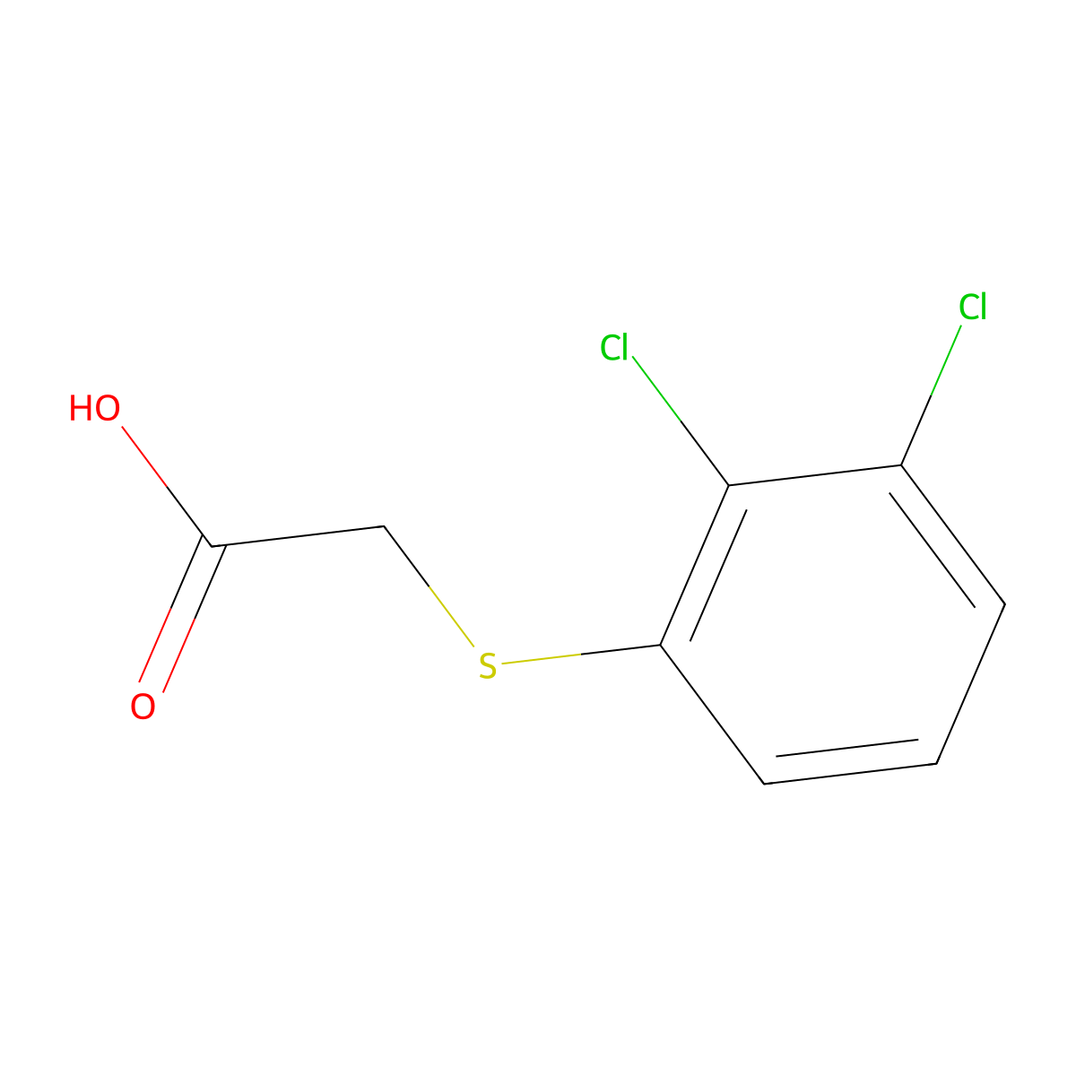 2-(2,3-Dichlorophenylthio)Acetic Acid molecular structure, CAS 6390-19-8