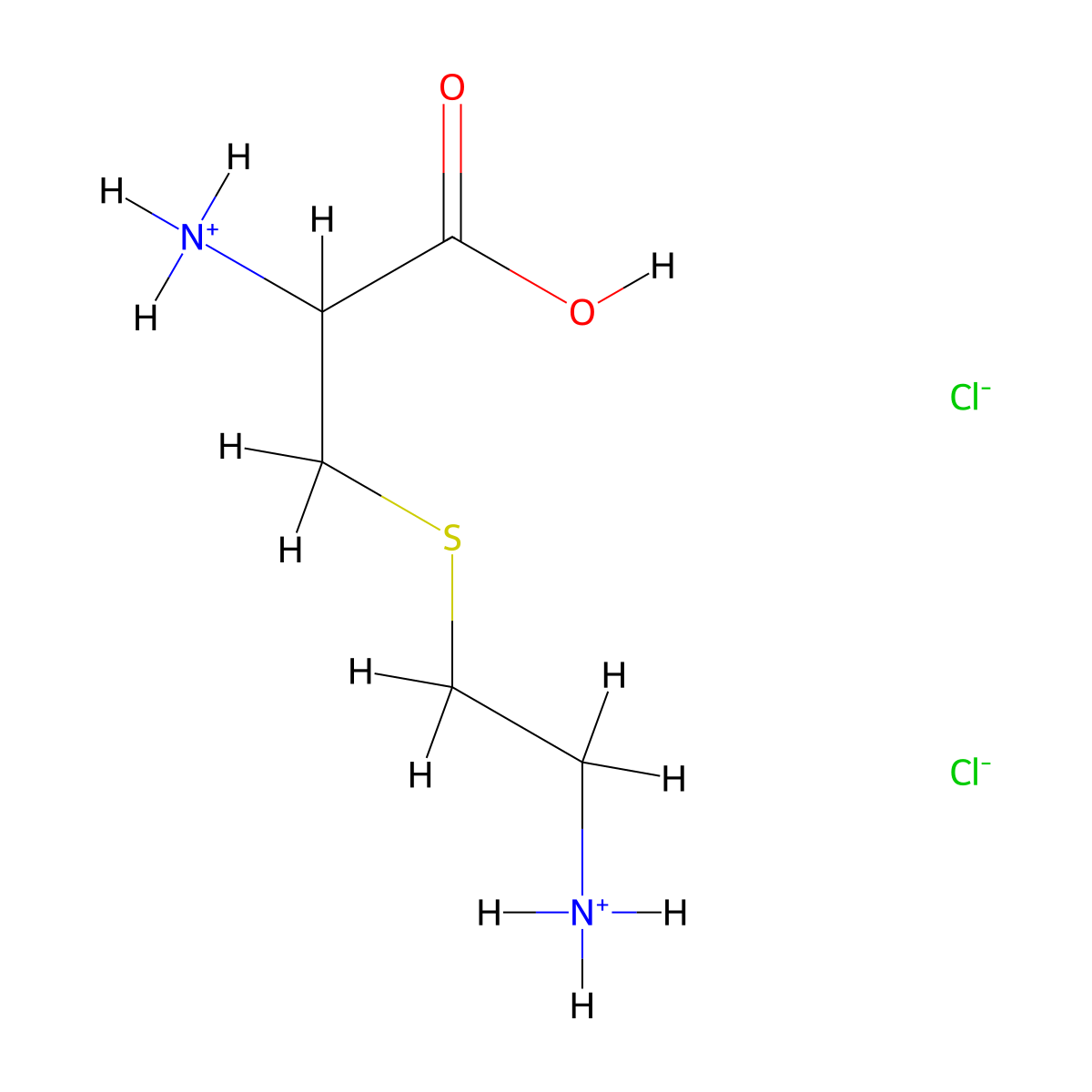 S-2-Aminoethyl cysteine dihydrochloride molecular structure, CAS 63905-31-7
