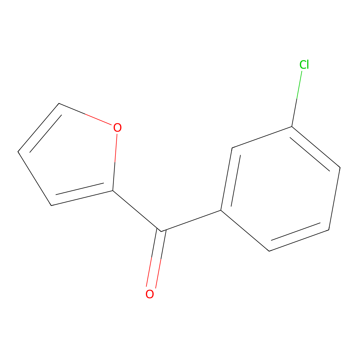 2-(3-Chlorobenzoyl)furan molecular structure, CAS 639086-72-9