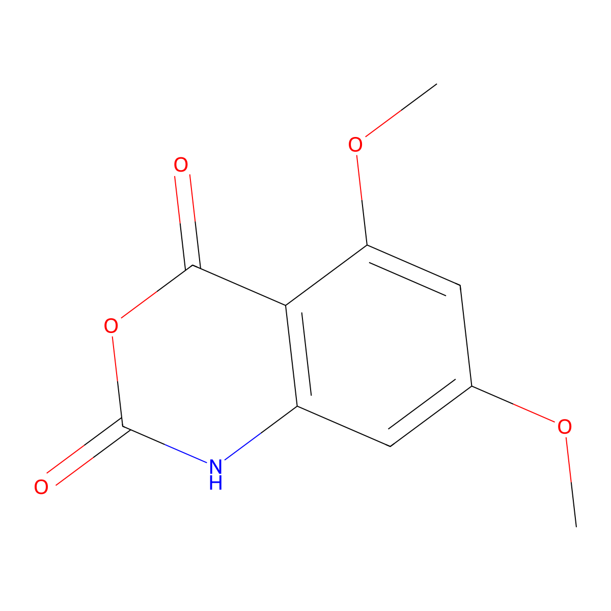 4,6-Dimethoxyisatoic anhydride molecular structure, CAS 63920-75-2