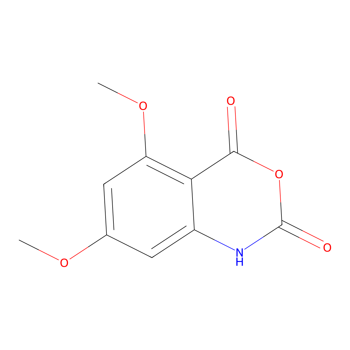 4,6-Dimethoxyisatoic anhydride molecular structure, CAS 63920-75-2