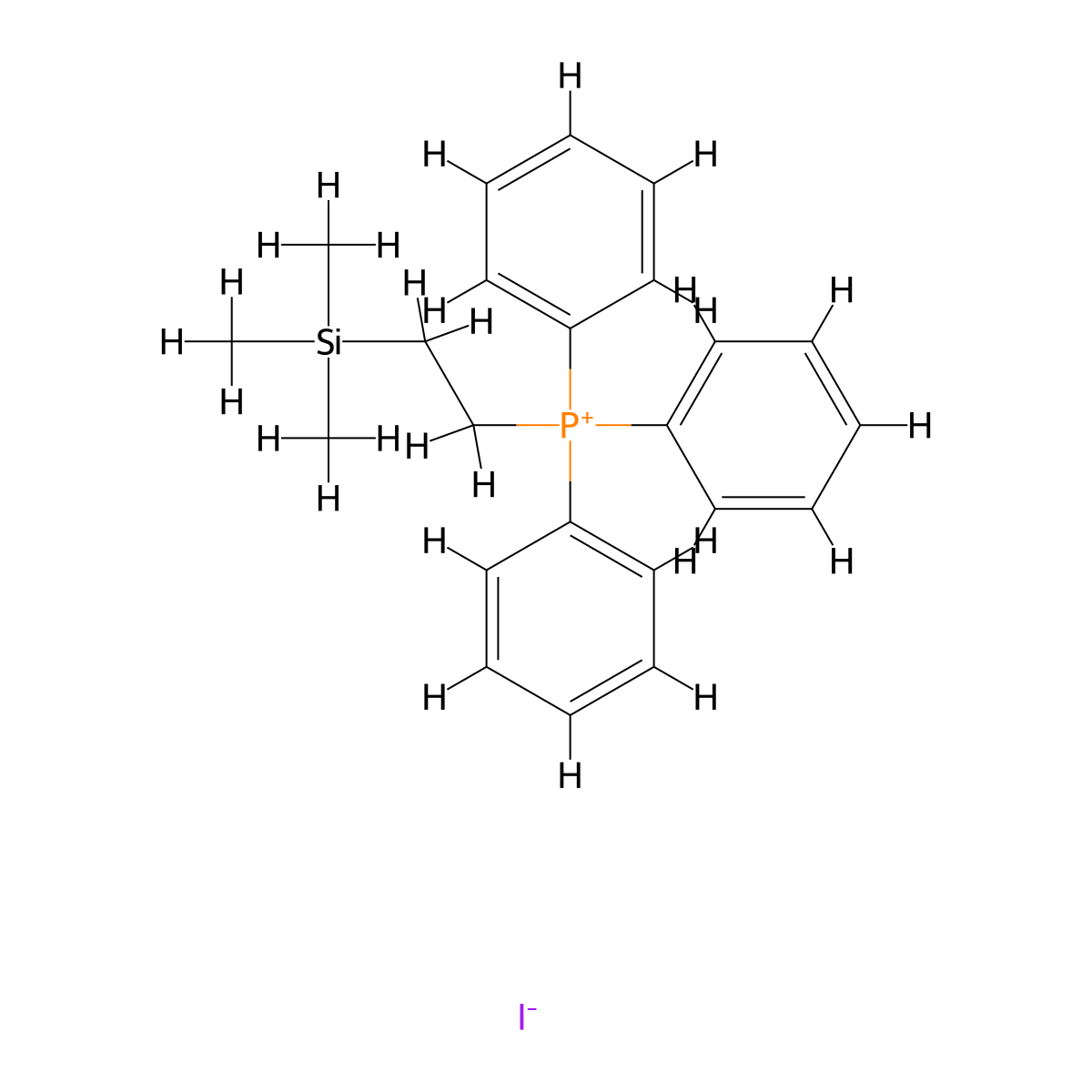 (2-Trimethylsilylethyl)triphenylphosphonium Iodide molecular structure, CAS 63922-84-9