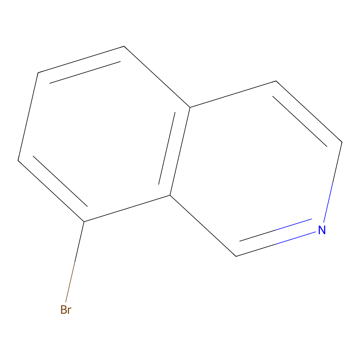 8-Bromoisoquinoline molecular structure, CAS 63927-22-0