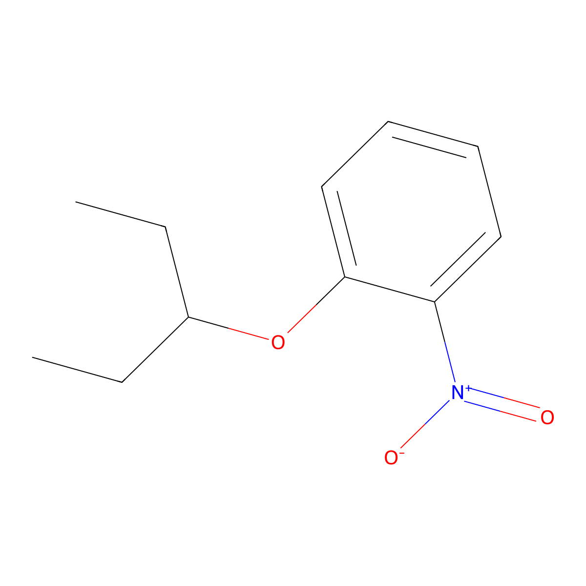 1-Nitro-2-(pentan-3-yloxy)benzene molecular structure, CAS 63929-84-0