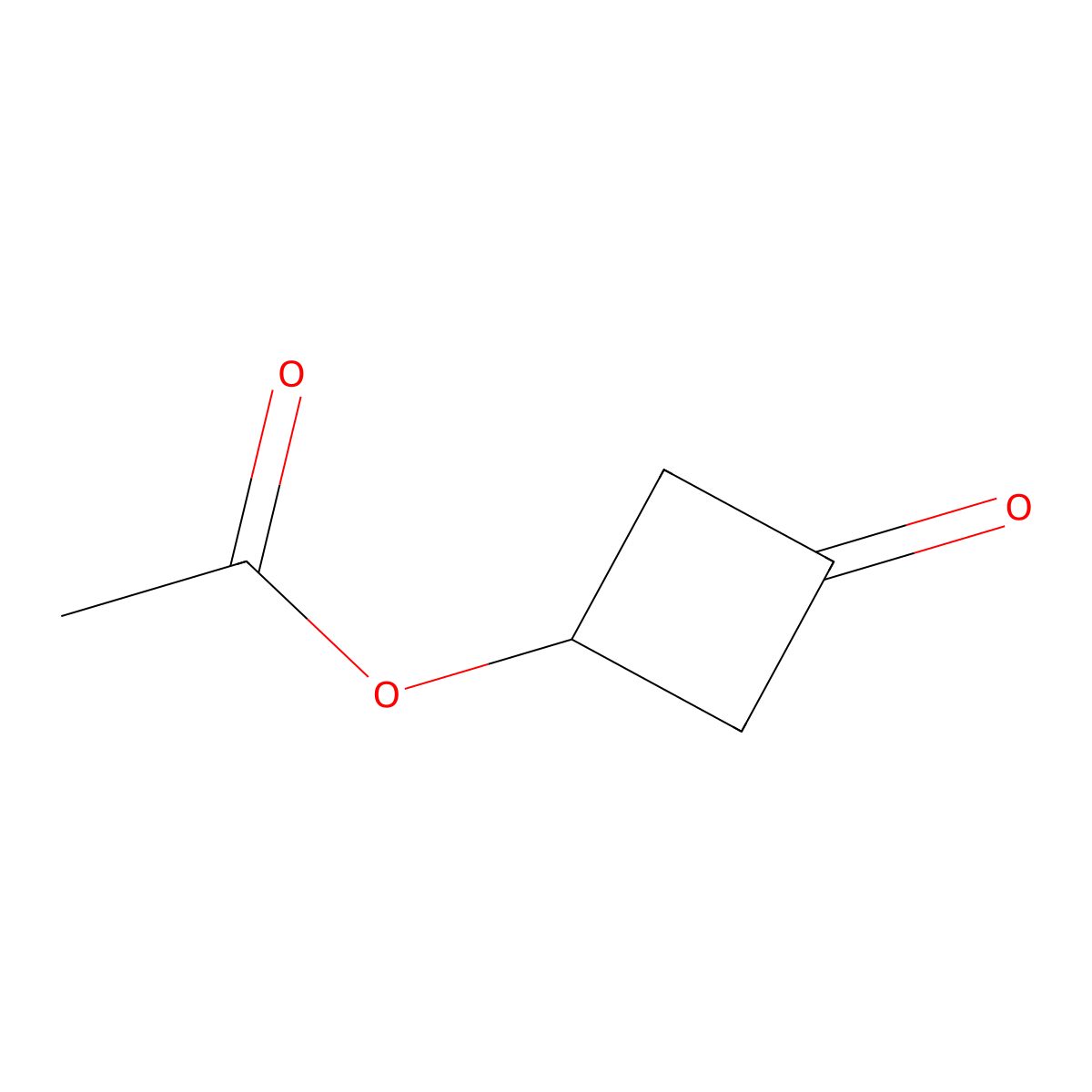 3-Oxocyclobutyl acetate molecular structure, CAS 63930-59-6