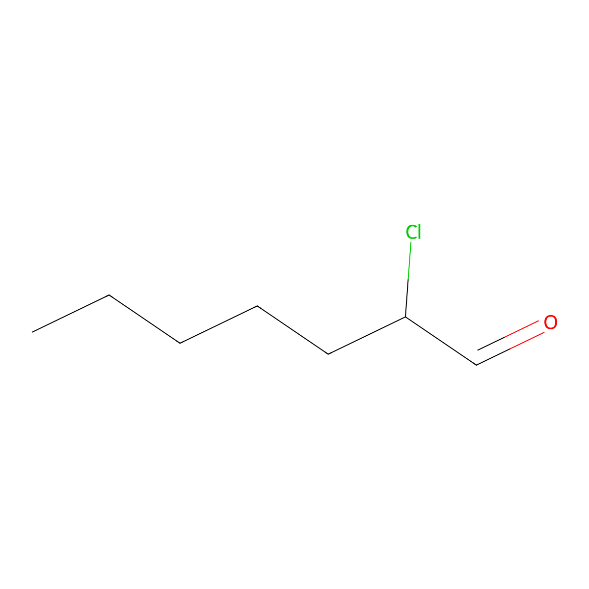 Chloroheptanone molecular structure, CAS 63938-08-9