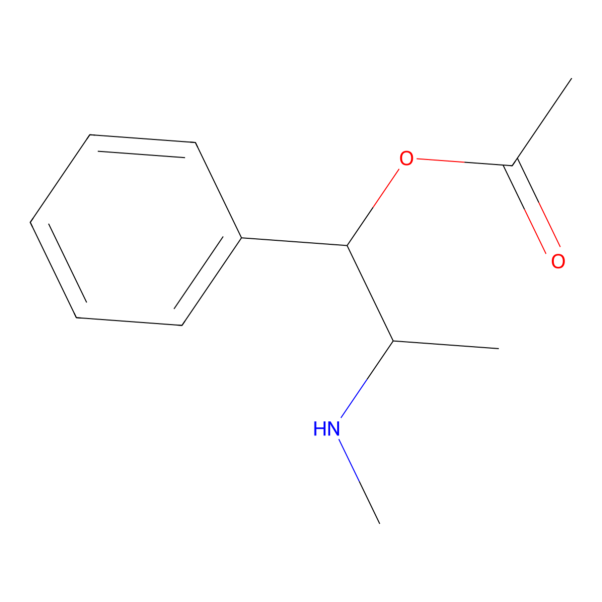 Ephedrine, O-acetyl- molecular structure, CAS 63950-97-0
