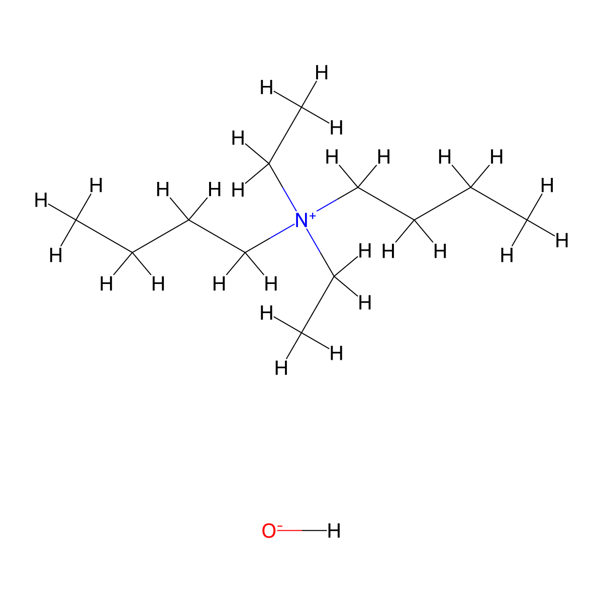 Ammonium, diethyldi-n-butyl-, hydroxide molecular structure, CAS 63957-49-3
