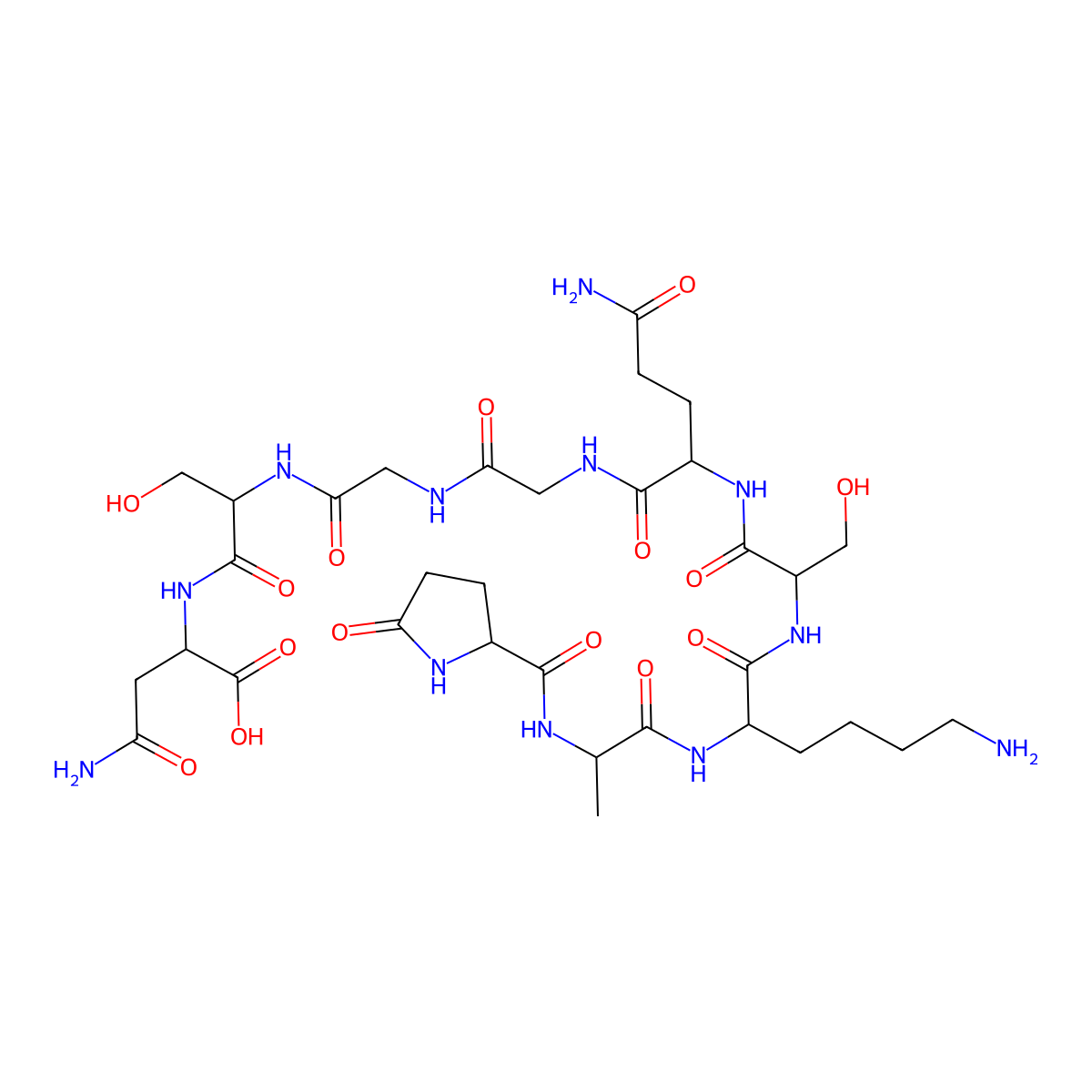 Nonathymulin molecular structure, CAS 63958-90-7