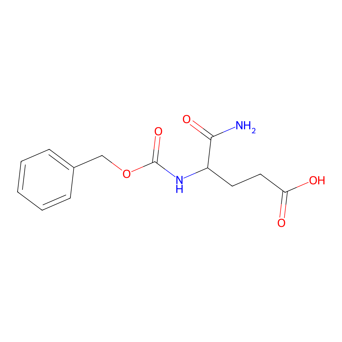 Z-Glu-NH2 molecular structure, CAS 6398-06-7