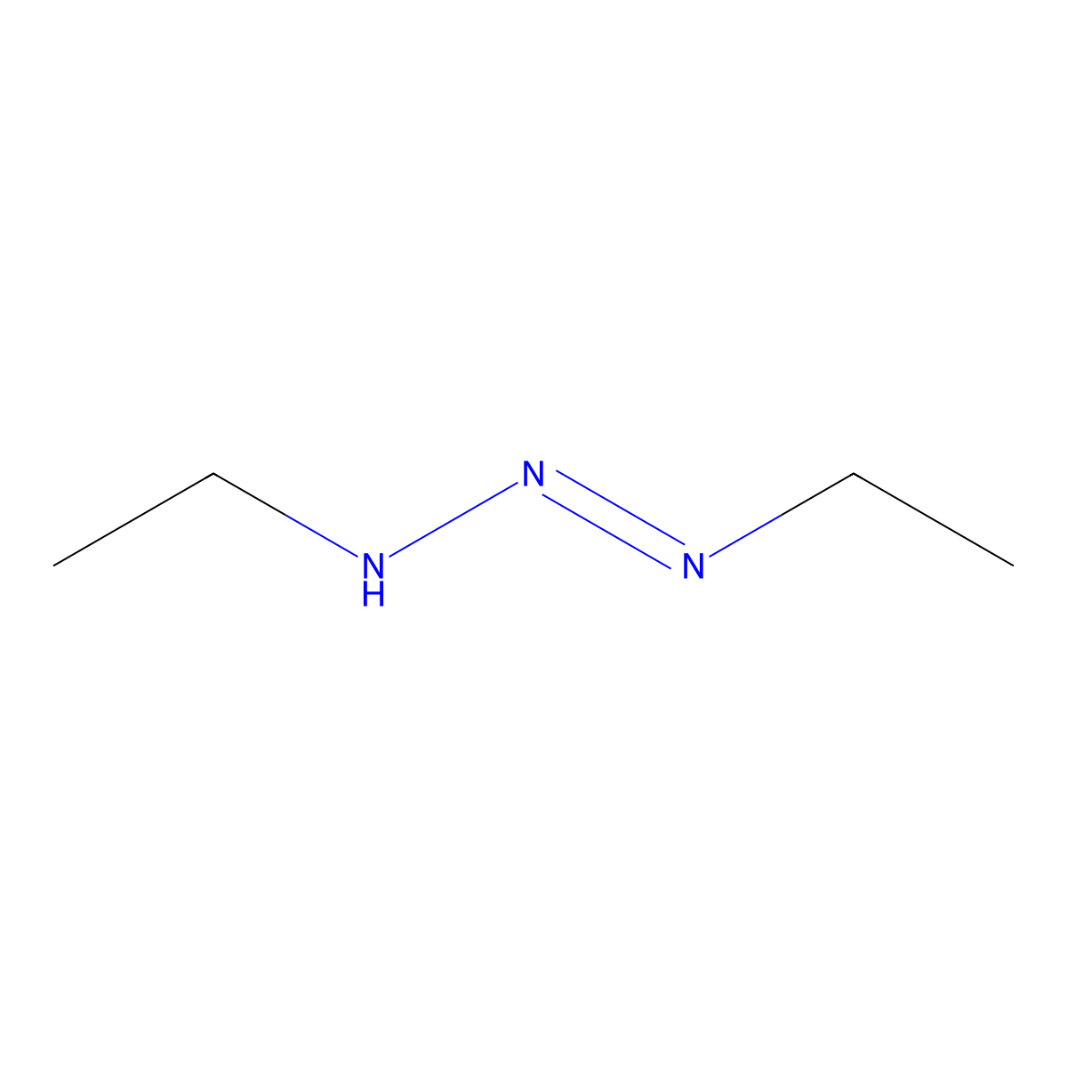 1,3-Diethyltriazene molecular structure, CAS 63980-20-1
