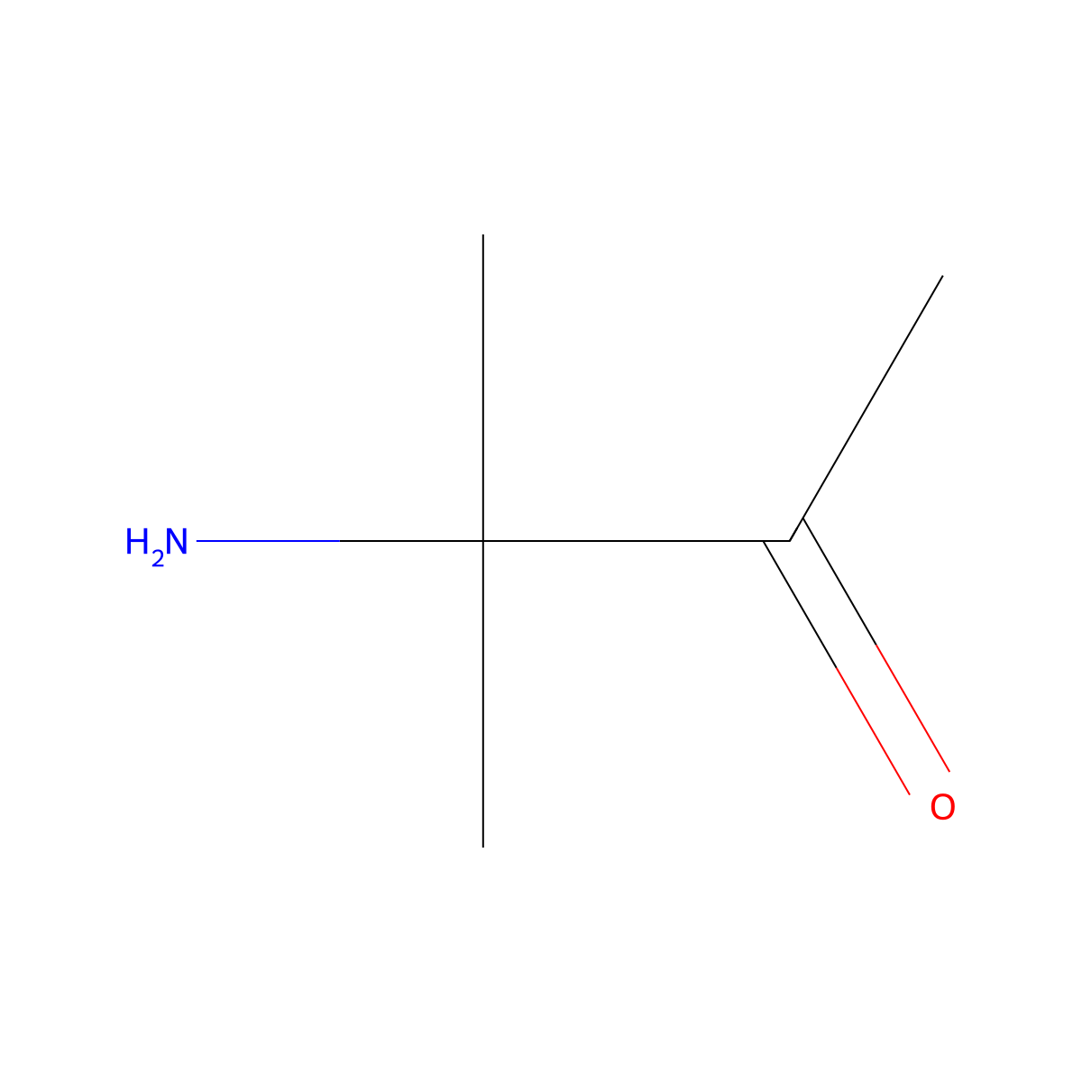 3-Amino-3-methylbutan-2-one molecular structure, CAS 63989-57-1