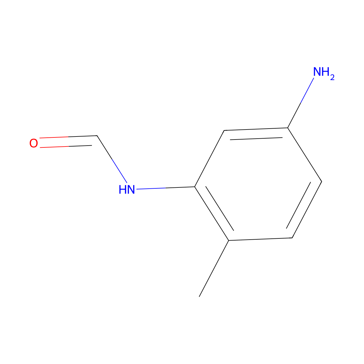 3-Formamido-4-methylaniline molecular structure, CAS 6399-94-6