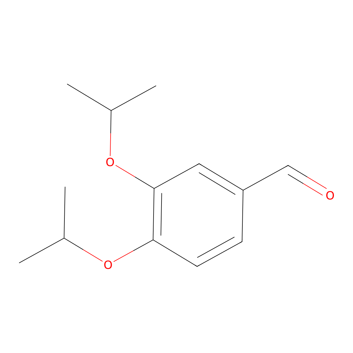 3,4-Diisopropoxybenzaldehyde molecular structure, CAS 64000-54-0