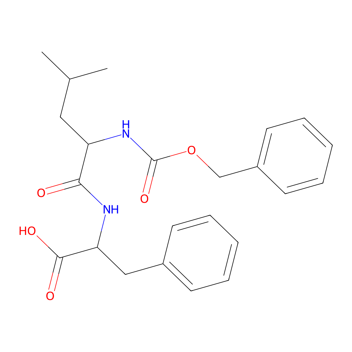 Z-Leu-phe-OH molecular structure, CAS 6401-63-4