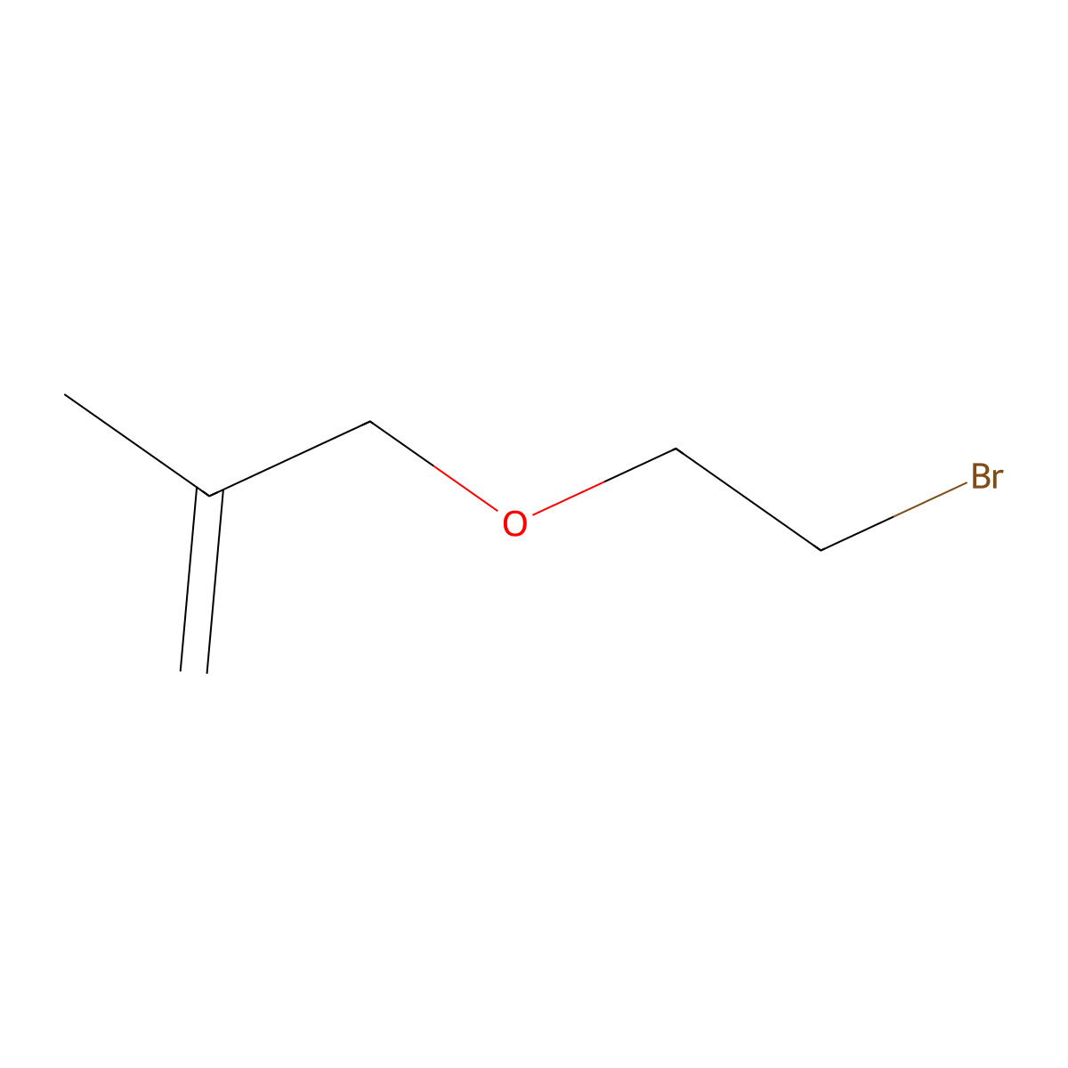 3-(2-Bromoethoxy)-2-methylprop-1-ene molecular structure, CAS 64010-97-5
