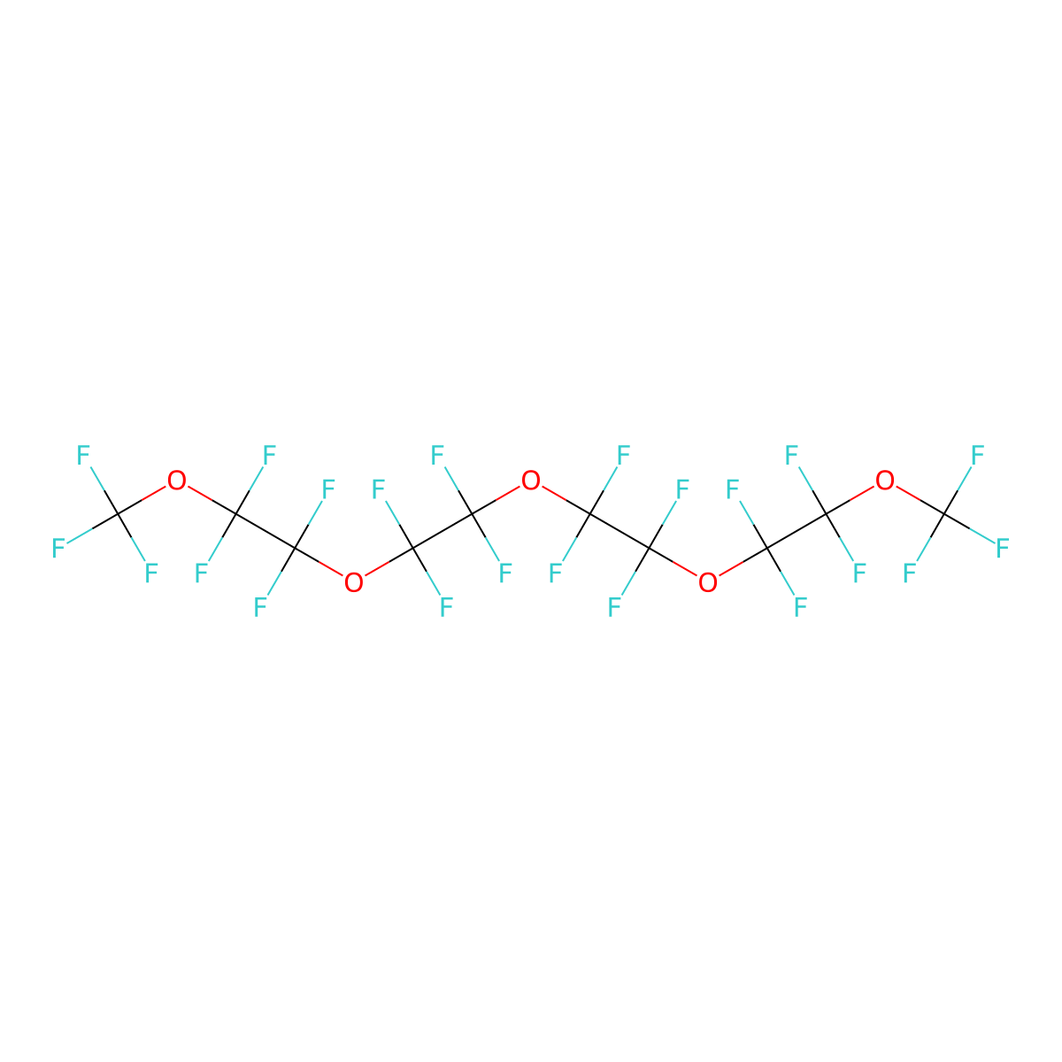 Perfluorotetraglyme molecular structure, CAS 64028-06-4