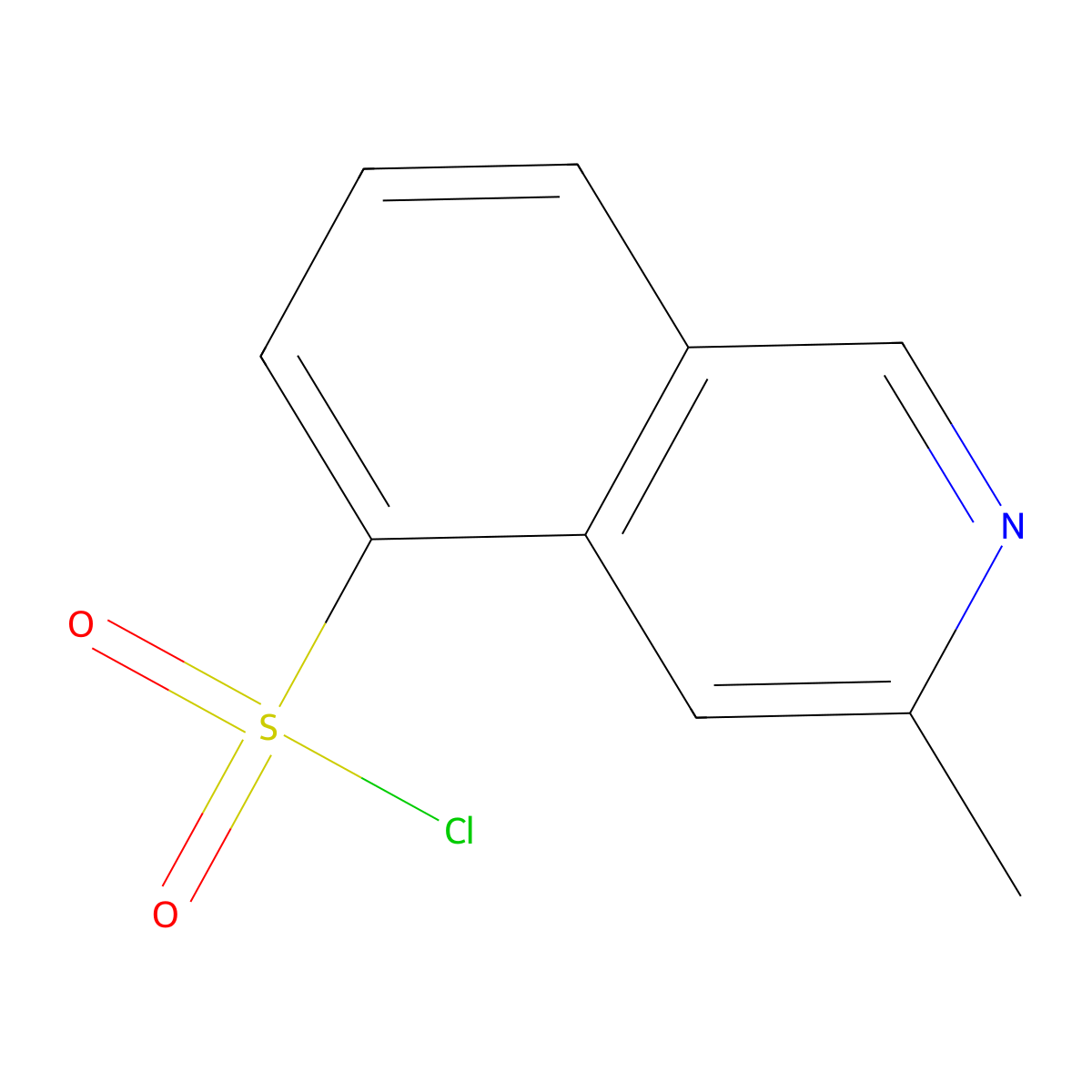 3-methylisoquinoline-5-sulfonyl Chloride molecular structure, CAS 640290-02-4