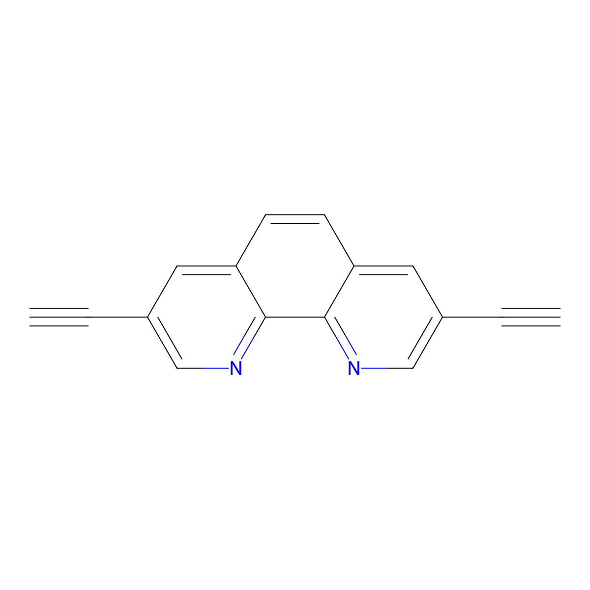 3,8-Diethynyl-1,10-phenanthroline molecular structure, CAS 640297-84-3