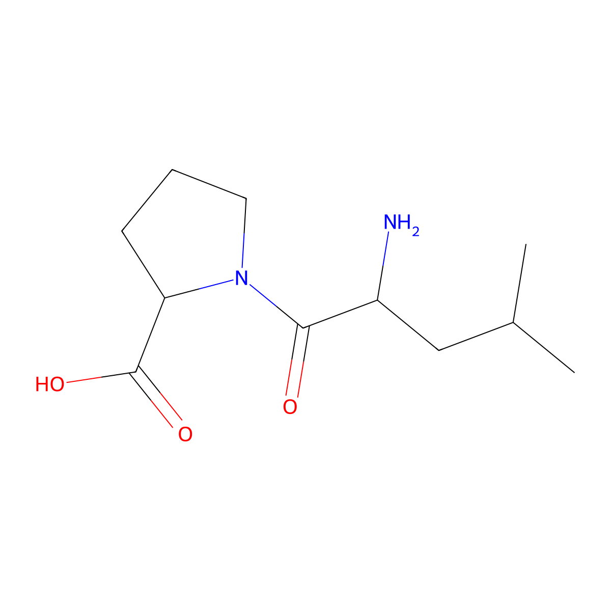 Leu-Pro molecular structure, CAS 6403-35-6