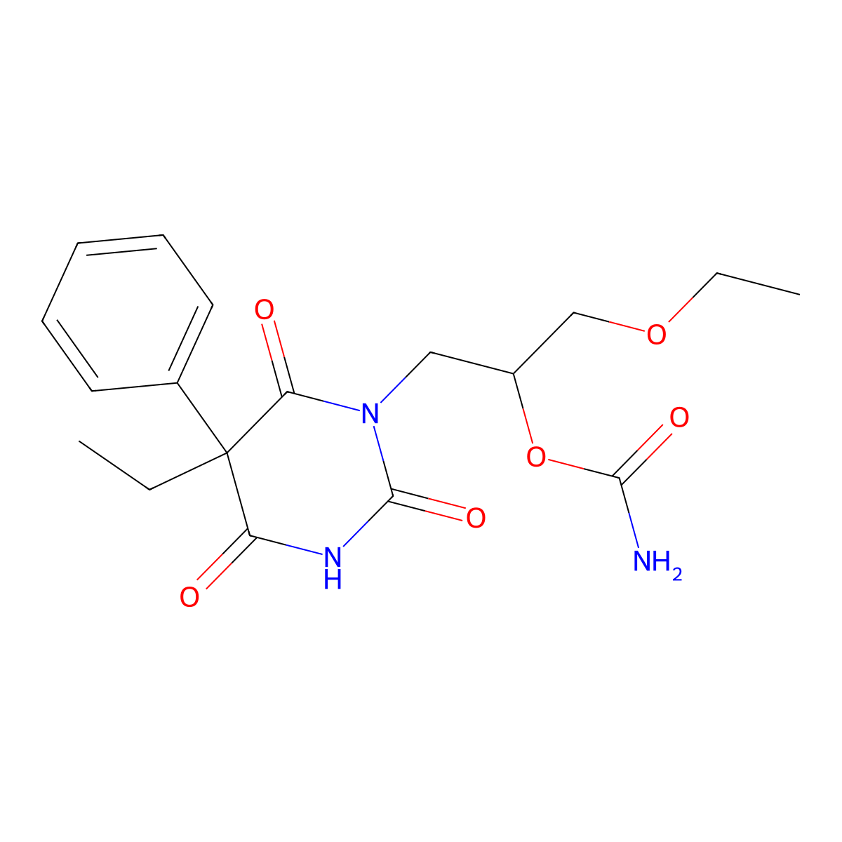 1-Ethoxy-3-(5-ethyl-4-hydroxy-2,6-dioxo-5-phenyl-5,6-dihydropyrimidin-1(2H)-yl)propan-2-yl hydrogen carbonimidate molecular structure, CAS 64038-08-0