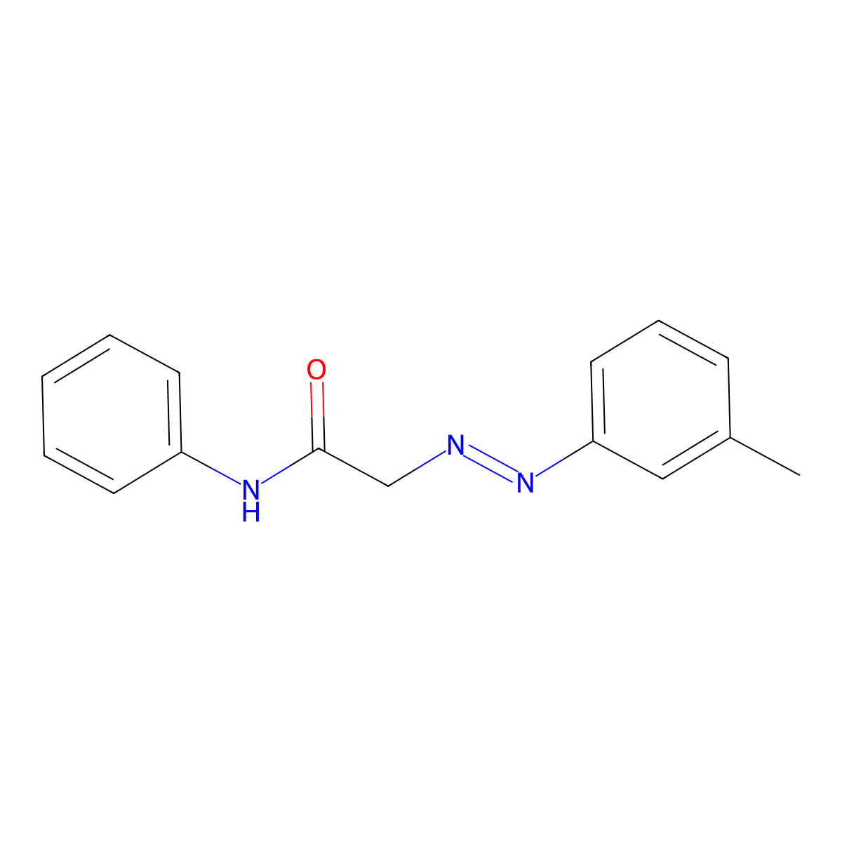 m-Tolylazoacetanilide molecular structure, CAS 64046-59-9