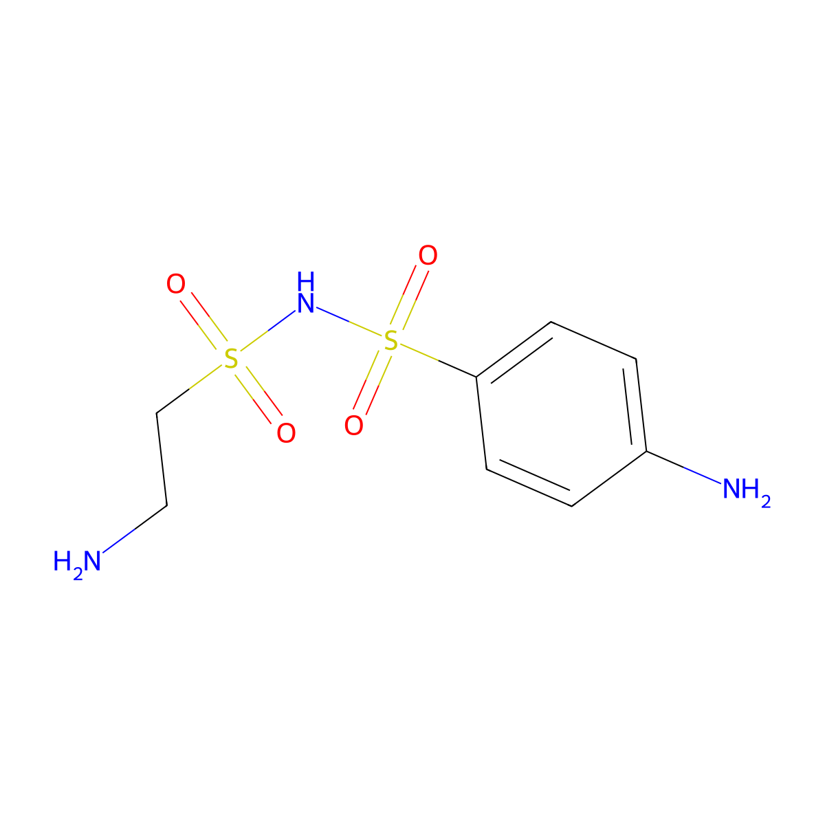 Aniline, 4-taurylsulfamoyl- molecular structure, CAS 64049-30-5