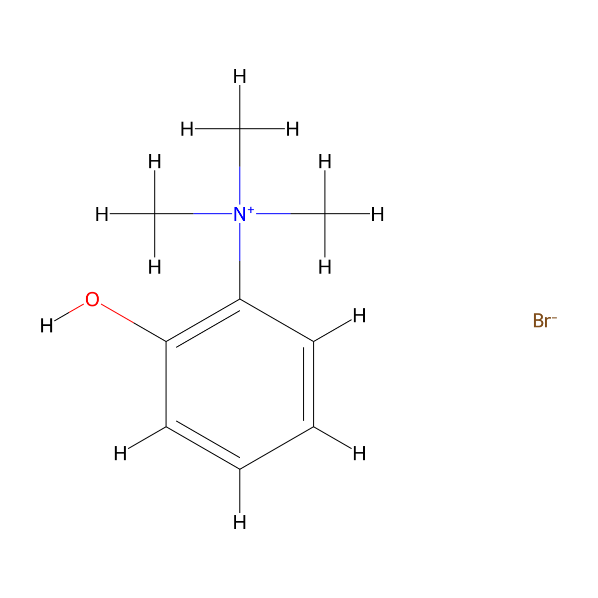 6-(Trimethyl-lambda~5~-azanylidene)cyclohexa-2,4-dien-1-one--hydrogen bromide (1/1) molecular structure, CAS 64051-04-3