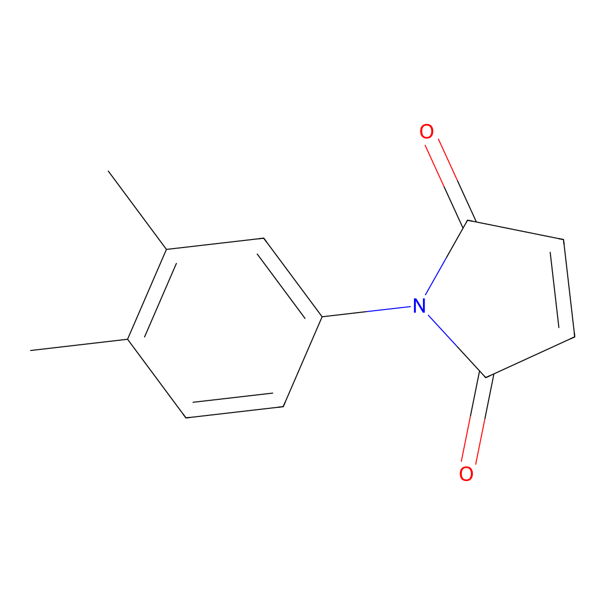 1-(3,4-Dimethylphenyl)-1H-pyrrole-2,5-dione molecular structure, CAS 64059-57-0
