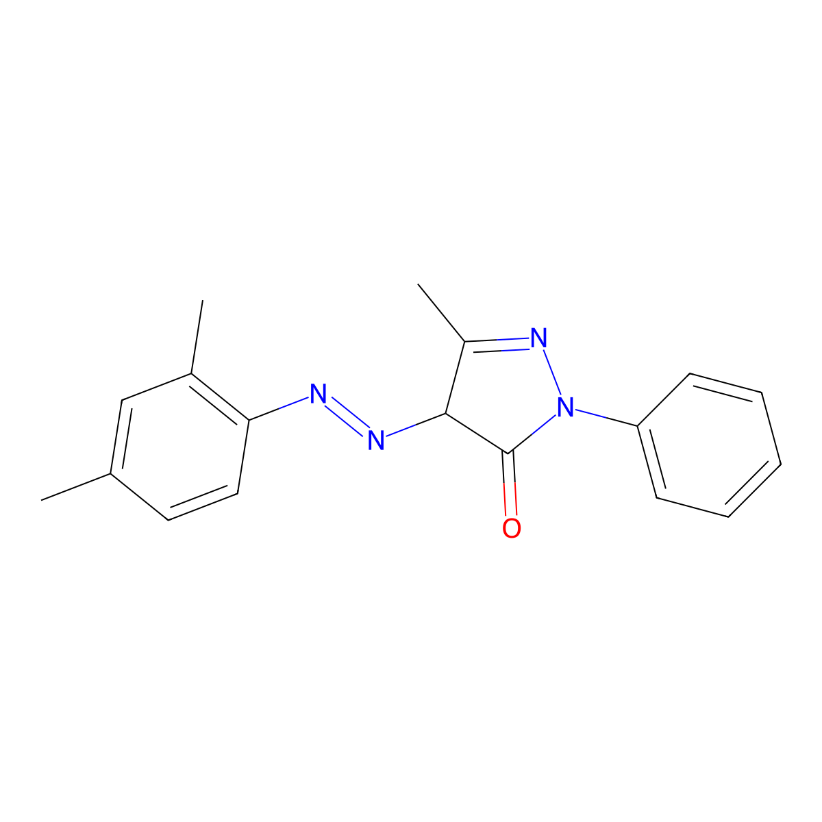 Solvent Yellow 18 molecular structure, CAS 6407-78-9