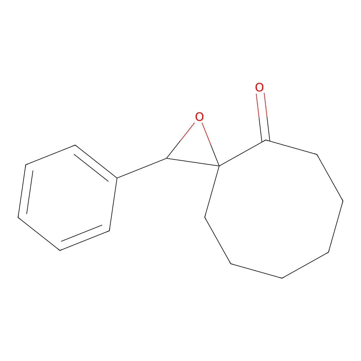2-Phenyl-1-oxaspiro[2.7]decan-4-one molecular structure, CAS 640733-58-0