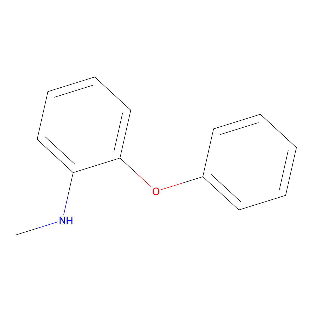 N-methyl-2-phenoxyaniline molecular structure, CAS 640766-50-3