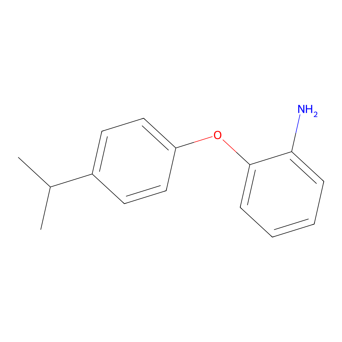 2-(4-Isopropylphenoxy)aniline molecular structure, CAS 640766-57-0